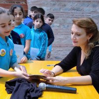 Minik okurların yazar buluşması 
