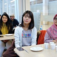 Yabancı misafirlere çini atölyesi 