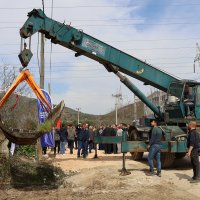 Demirtaş’ta su kanalı çilesi bitiyor  
