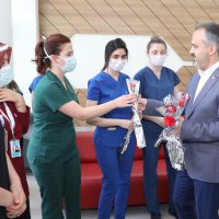 Doktorlara bayram ziyareti  