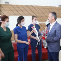 Doktorlara bayram ziyareti  