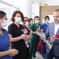 Doktorlara bayram ziyareti  