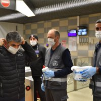 Maskeler Büyükşehir’den tedbir vatandaştan  