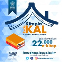 Evde kalanlar kitapsız kalmadı 