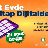 Evde kalanlar kitapsız kalmadı 