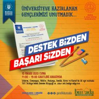 Üniversite adaylarına büyük destek 
