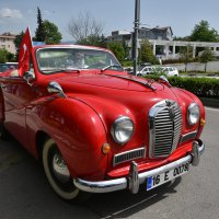 Klasik araçlarla 19 Mayıs kutlaması 