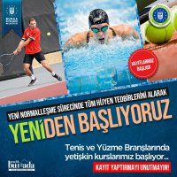 Yeni normalleşmeye yüzme ve tenisle başlıyoruz 