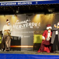 Mahallede spor ve sanat var  