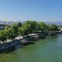 İznik sahili nakış gibi işlendi 