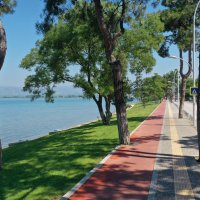 İznik sahili nakış gibi işlendi 