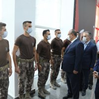 Otobüs terminalinde yolculara bayram sürprizi 