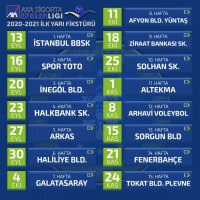 Efeler’in takvimi belli oldu 