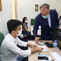 Sınava hazırlanan memur adaylarına moral 