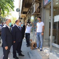 Protokolden maske, mesafe ve hijyen denetimi  