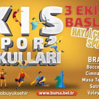Kış spor okulları 3 Ekim’de  