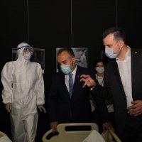 Covid-19 kahramanlarına teşekkür sergisi 