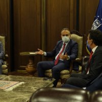 Başkan Aktaş, demokrasinin uç beylerini ağırladı 