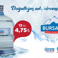 Büyükşehir’in yeni markası ‘Bursa Su’ 