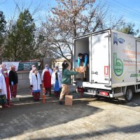 Büyükşehir’in yardımlarına anne eli değdi 