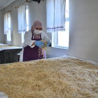 Büyükşehir’in yardımlarına anne eli değdi 