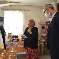 Büyükşehir’in yardımlarına anne eli değdi 