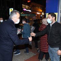 2020’nin son saatlerinde vatandaşla sohbet 