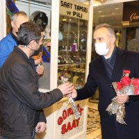 2020’nin son saatlerinde vatandaşla sohbet 