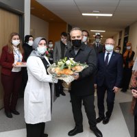Başkan Aktaş’tan yılın son ve ilk bebeklerine ziyaret 