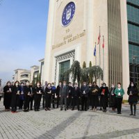 Gönüllü iç denetçilere plaket  