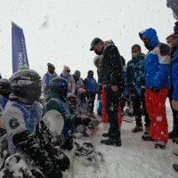 Çocukların kayak ve snowboard heyecanı 