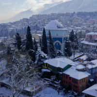 Beyaz gelinlik Bursa’ya çok yakıştı  