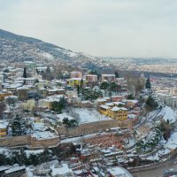 Beyaz gelinlik Bursa’ya çok yakıştı  