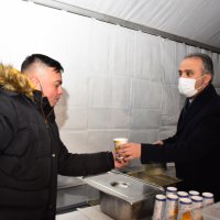 Büyükşehir’den kandil simidi ve çorba ikramı 