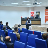 Büyükşehir personeline afet eğitimi 
