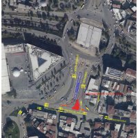 Kent Meydanı’nda trafik düzenlemesi 