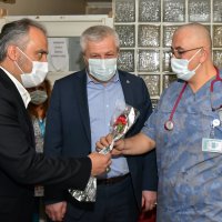Doktorlara bayram ziyareti  