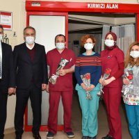 Doktorlara bayram ziyareti  