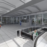 Yeni istasyonda çalışmalar hızlandı 