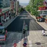 Profesör Tezok Caddesi artık pırıl pırıl 