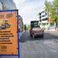 Profesör Tezok Caddesi artık pırıl pırıl 