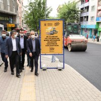Profesör Tezok Caddesi artık pırıl pırıl 