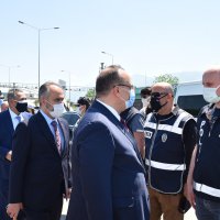 Görev başındaki personel bayramda unutulmadı 