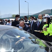 Görev başındaki personel bayramda unutulmadı 