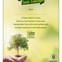 Haydi gençler; sizin de dikili bir ağacınız olsun 