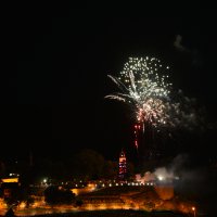 Kutlamalara havai fişekli final 