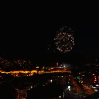 Kutlamalara havai fişekli final 