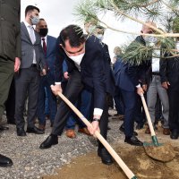 Gökdere’de ilk fidan toprakla buluştu 