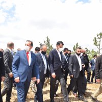 Gökdere’de ilk fidan toprakla buluştu 