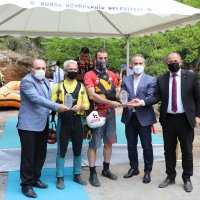 Marmara’nın rafting parkuru Orhaneli’de açıldı 